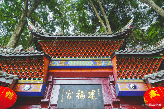 旅游博主在青城山学猴哥打卡 旅游博主在青城山学猴哥打卡